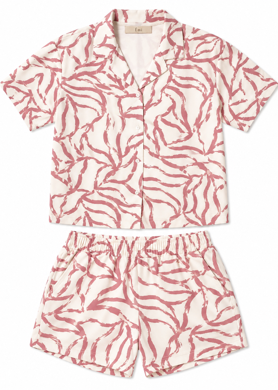Émi's printed cotton 2 piece set