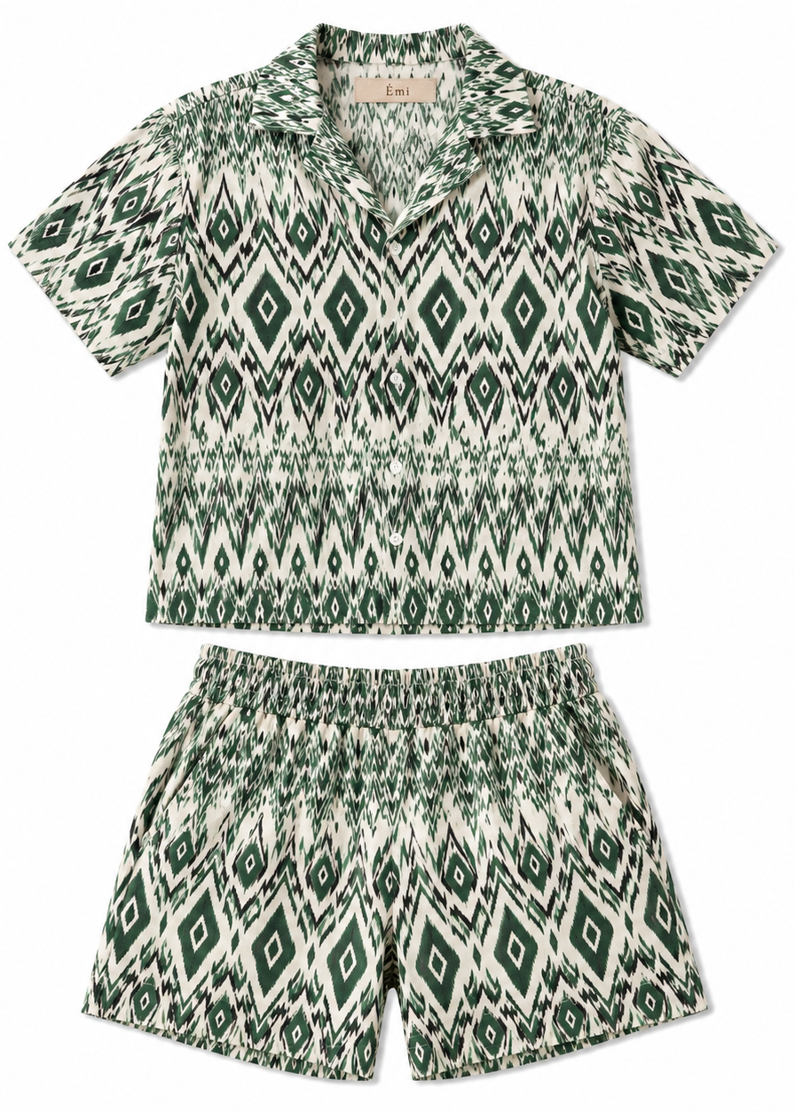 Émi's printed cotton 2 piece set