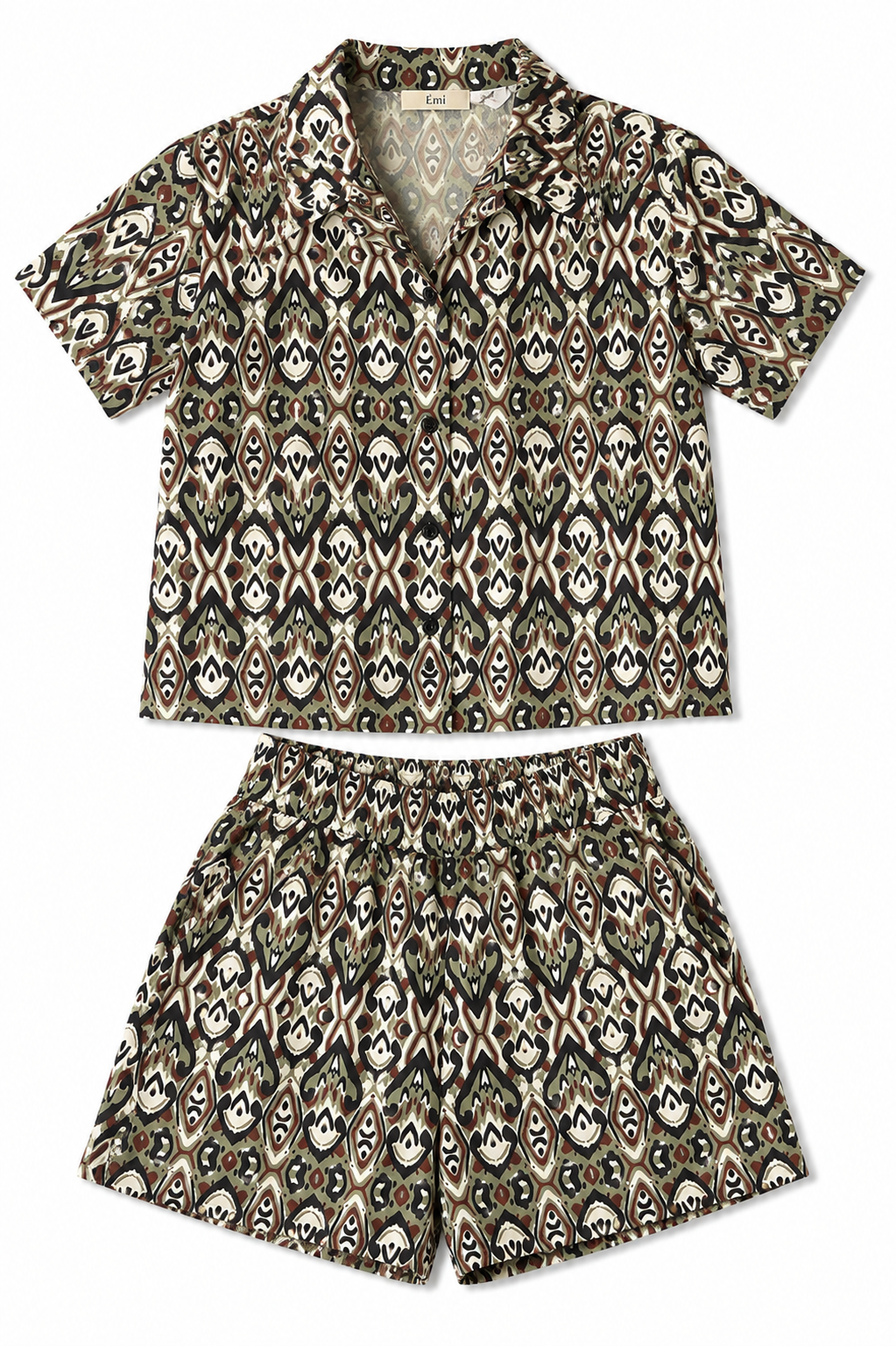 Émi's printed cotton 2 piece set