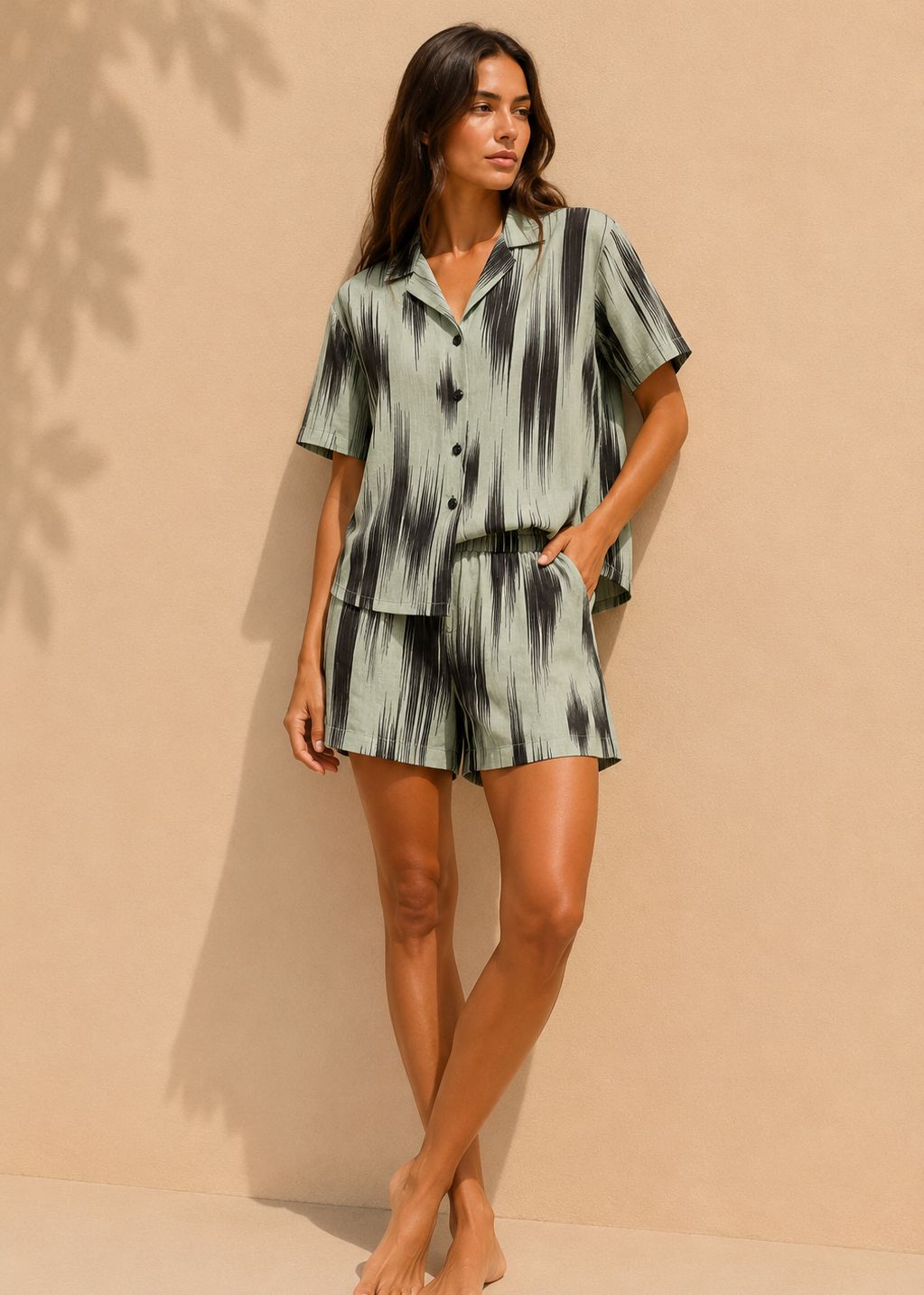 Émi's printed cotton 2 piece set