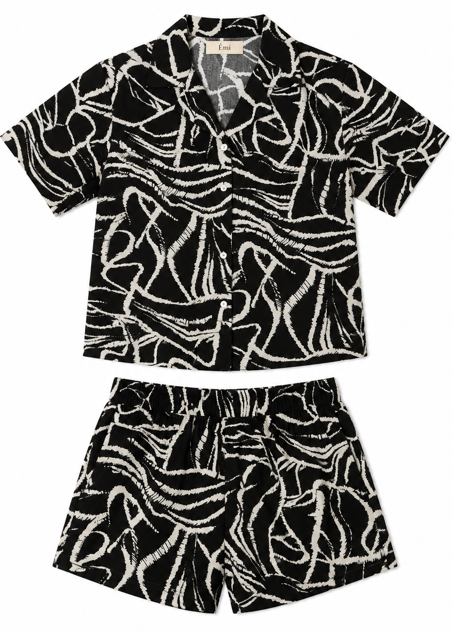 Émi's printed cotton 2 piece set