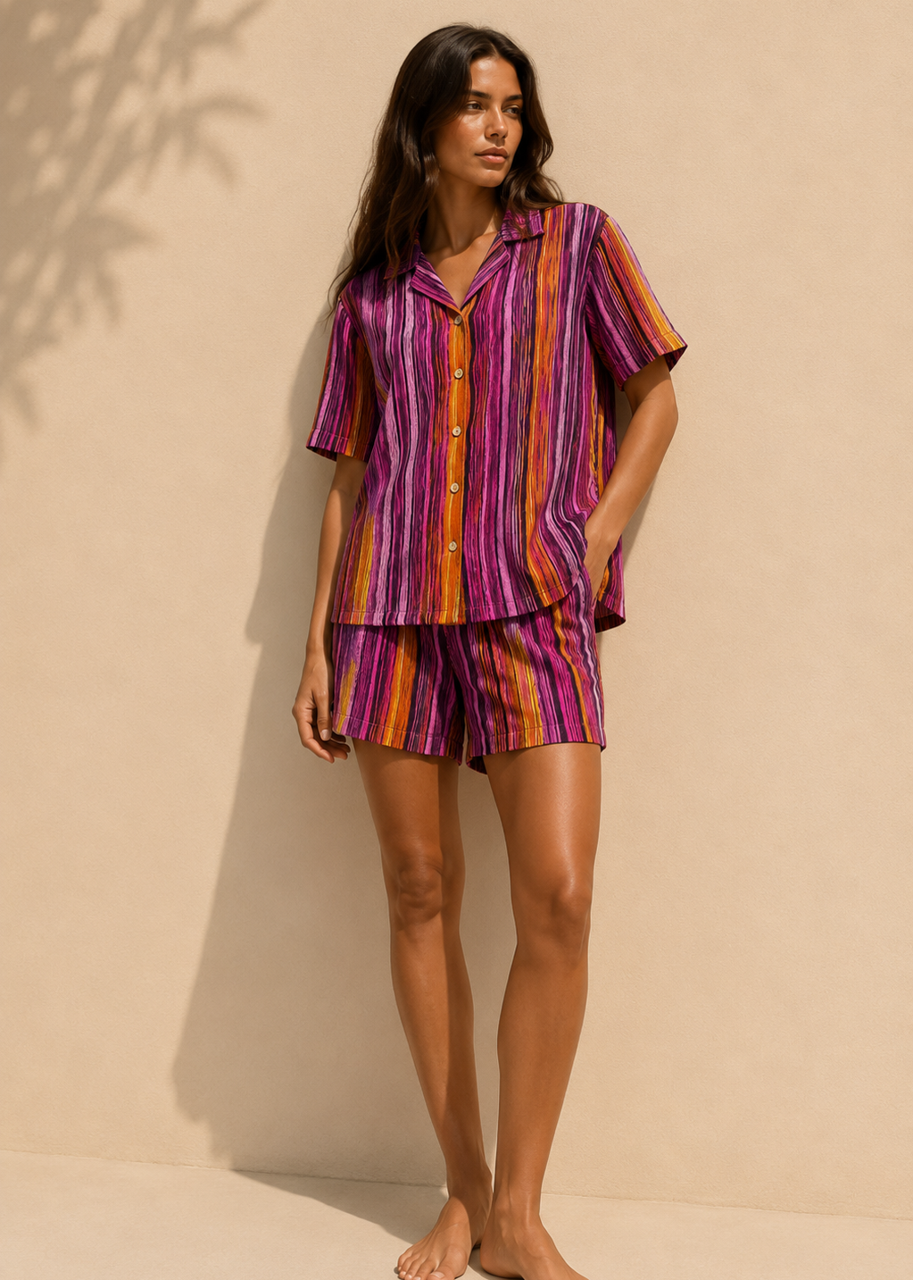 Émi's printed cotton 2 piece set