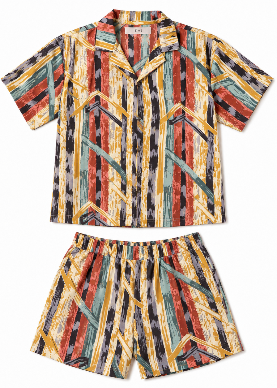 Émi's printed cotton 2 piece set