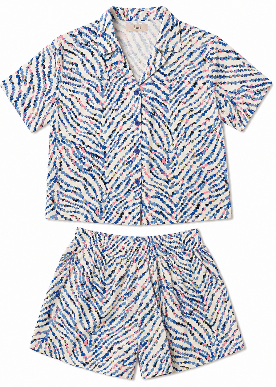 Émi's printed cotton 2 piece set